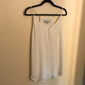 LOFT Spaghetti Strap Covered Button Cami